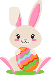 Easter bunny egg hunt discount