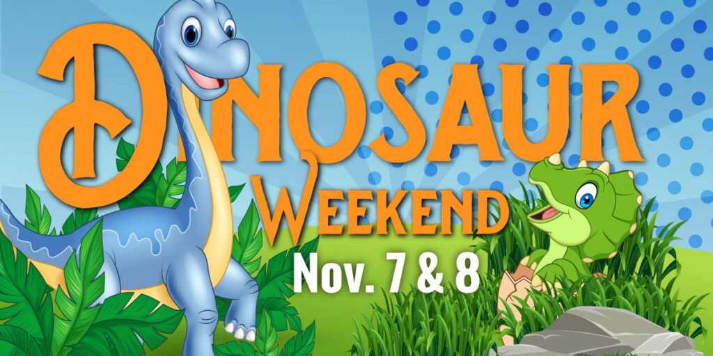Dinosaur Weekend at Green Meadows Farm Nov. 7 & 8